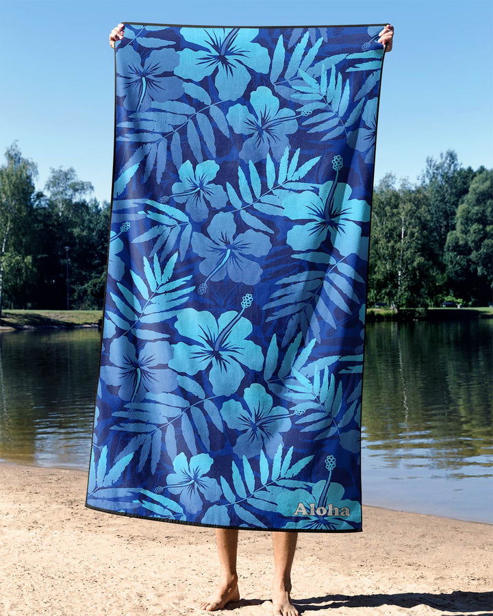 Online Rae Dunn 2 Beach Towels ALOHA